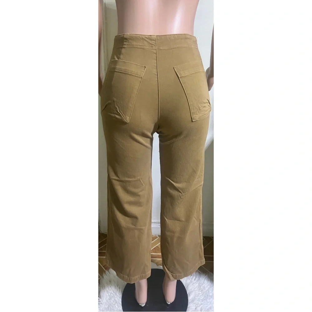 RACHEL COMEY Women’s Brown Wide Leg Pants Made in USA - Picture 6 of 16